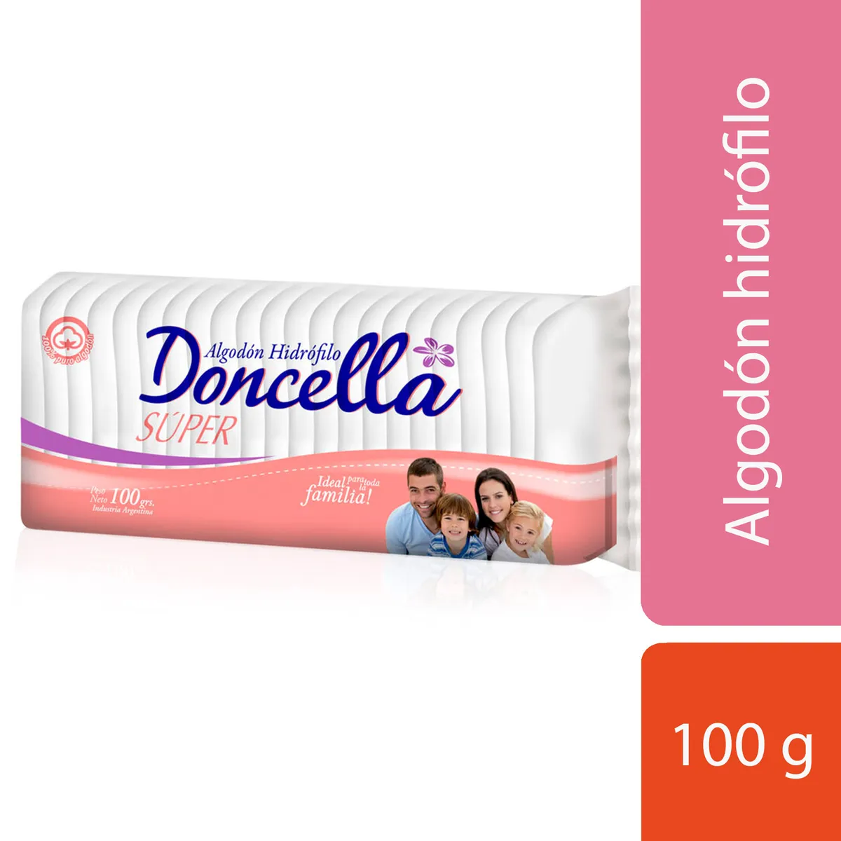 Algodón Doncella hidrófilo súper 100 g.