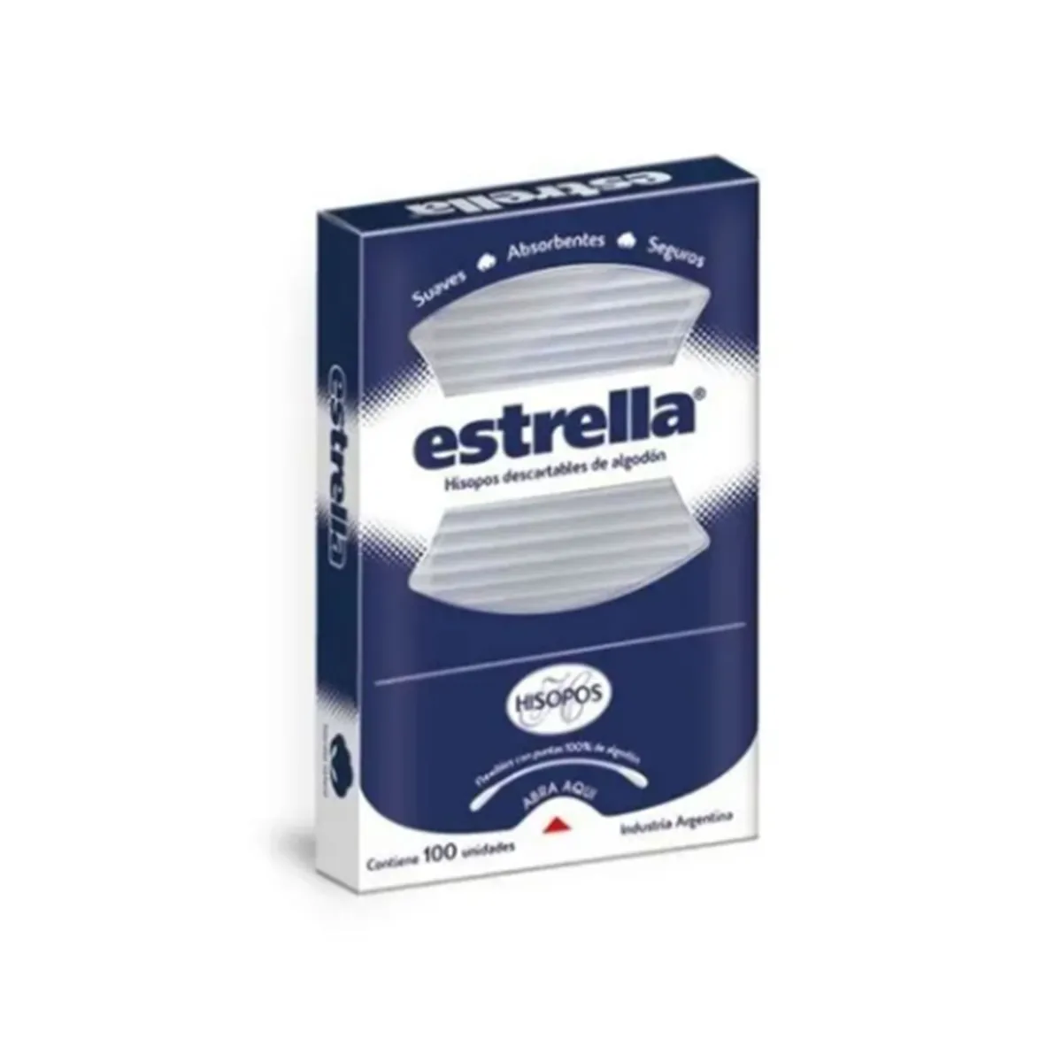 Hisopos Estrella estuche x 100 uni