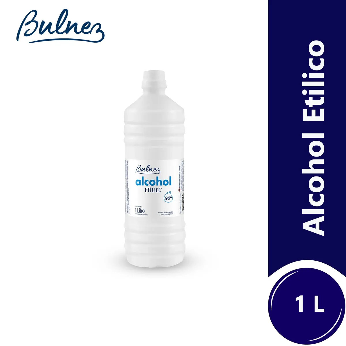 Alcohol etilico Bulnez en botella 1000 cc.