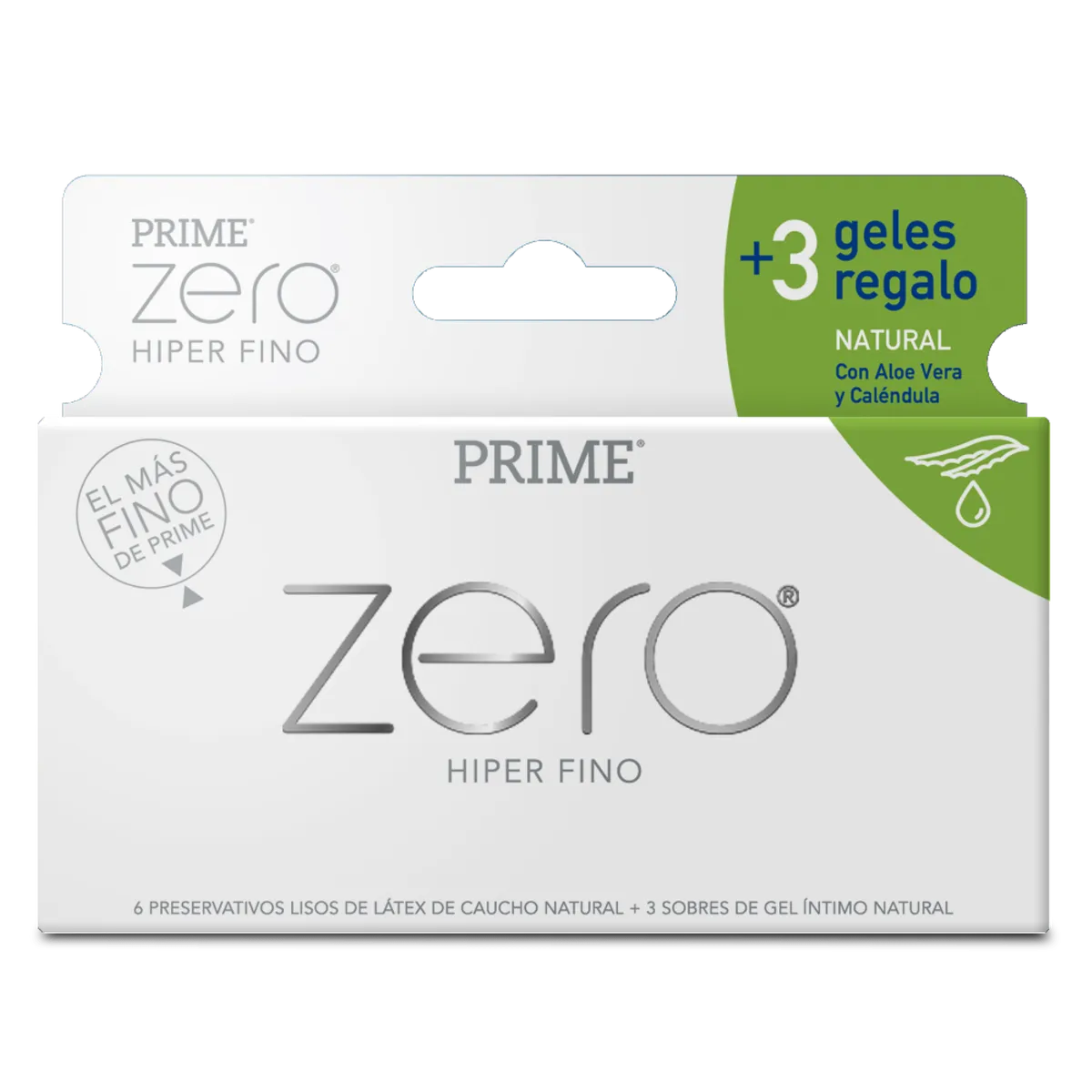 Preservativo Prime zero x 6 uni