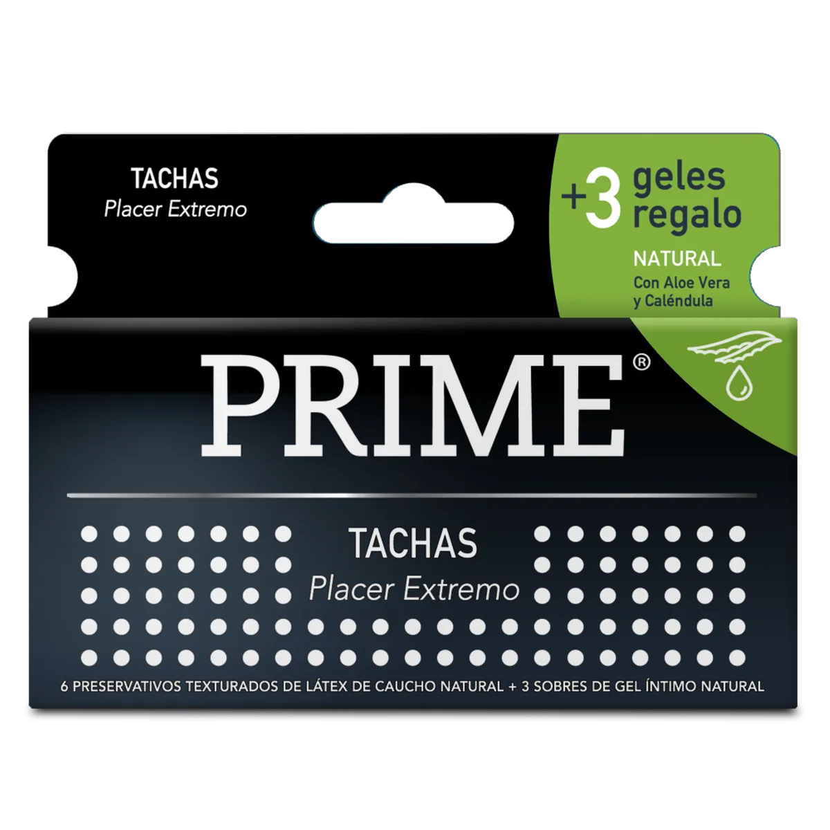 Preservativo Prime tachas x 6 uni