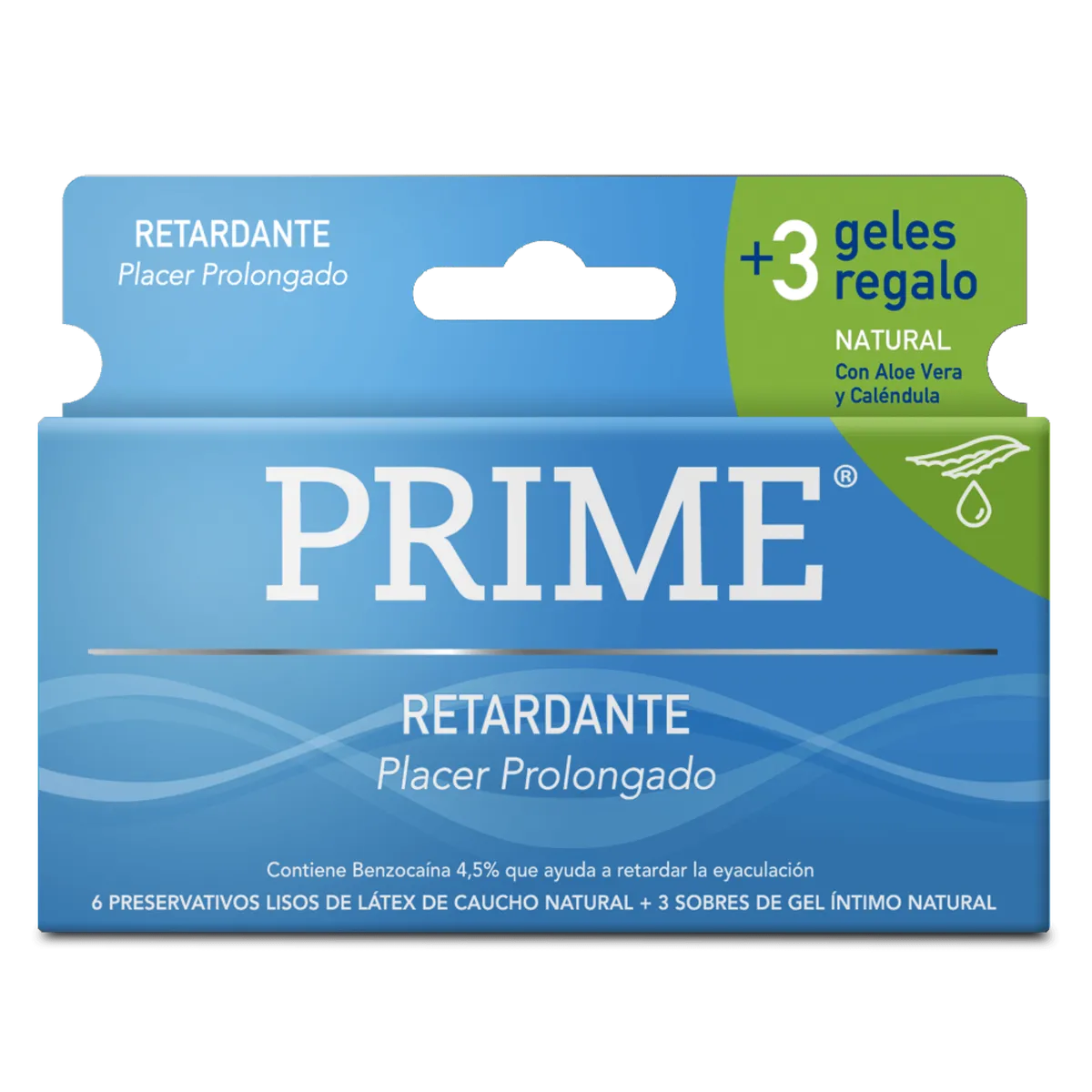 Preservativo Prime retardante x 6 uni