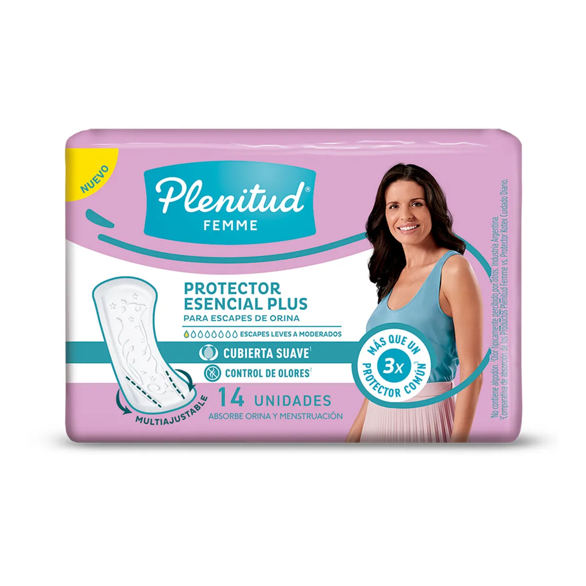 Protector Plenitud Femme esencial plus 14 uni
