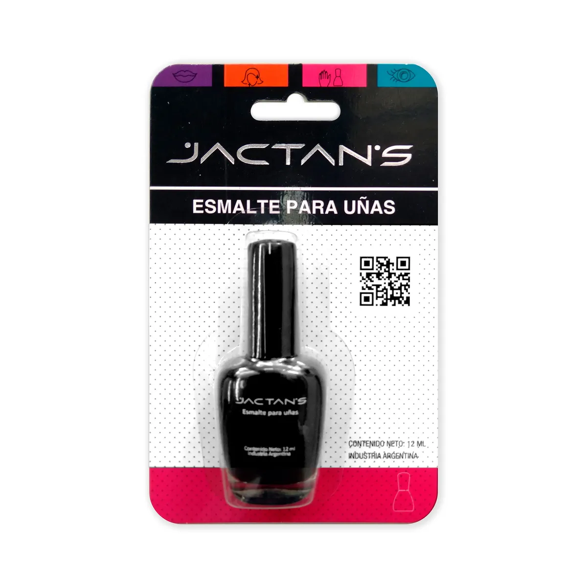 Esmalte Jactans negro 1 uni