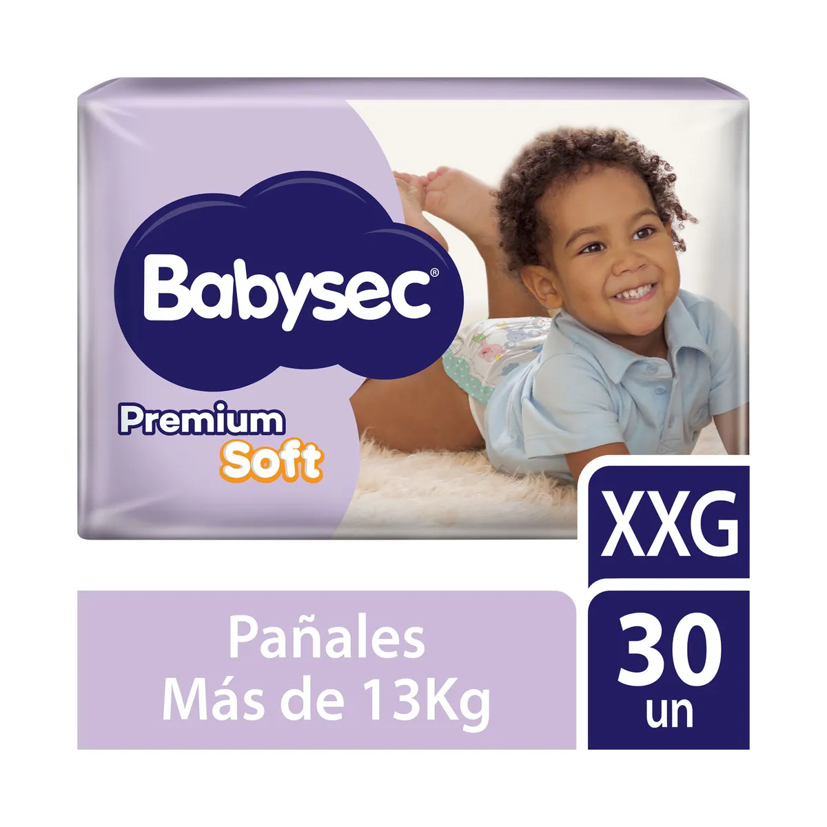 Pañales Babysec premium soft XXG 30 uni