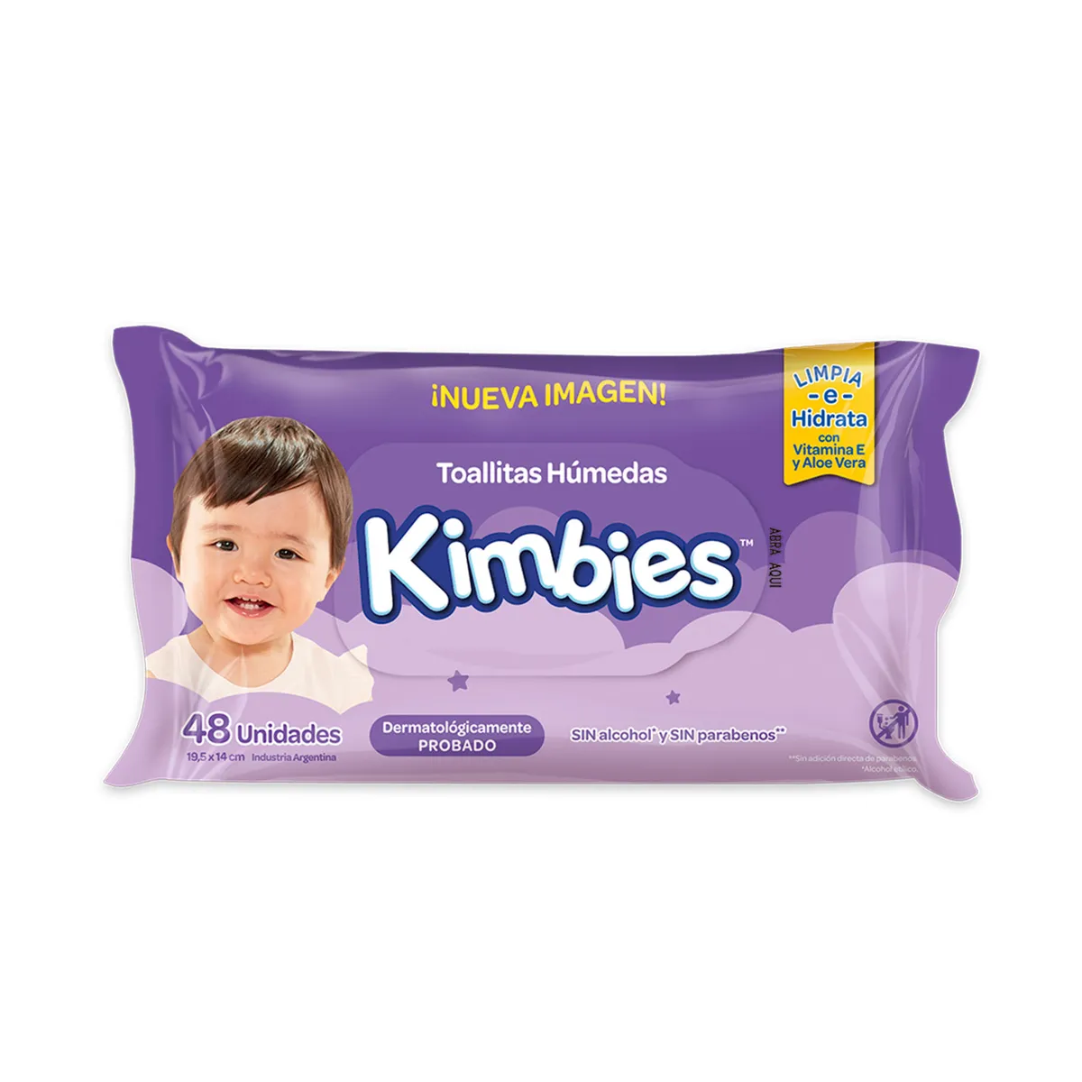 Toallitas húmedas Kimbies 48 uni