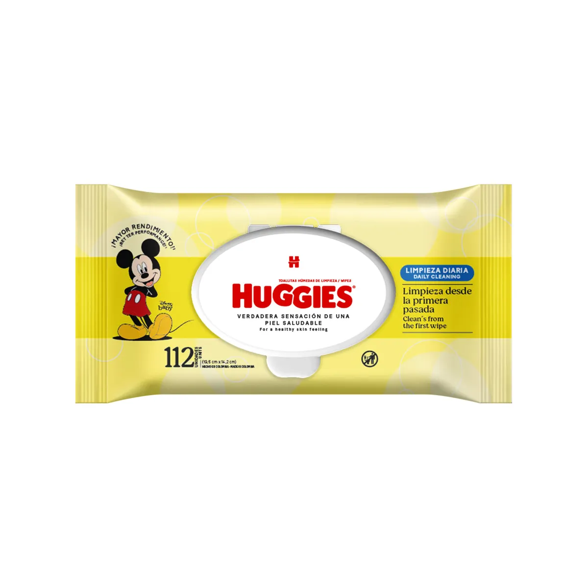 Toallitas humedas Huggies limpieza diaria 112 uni
