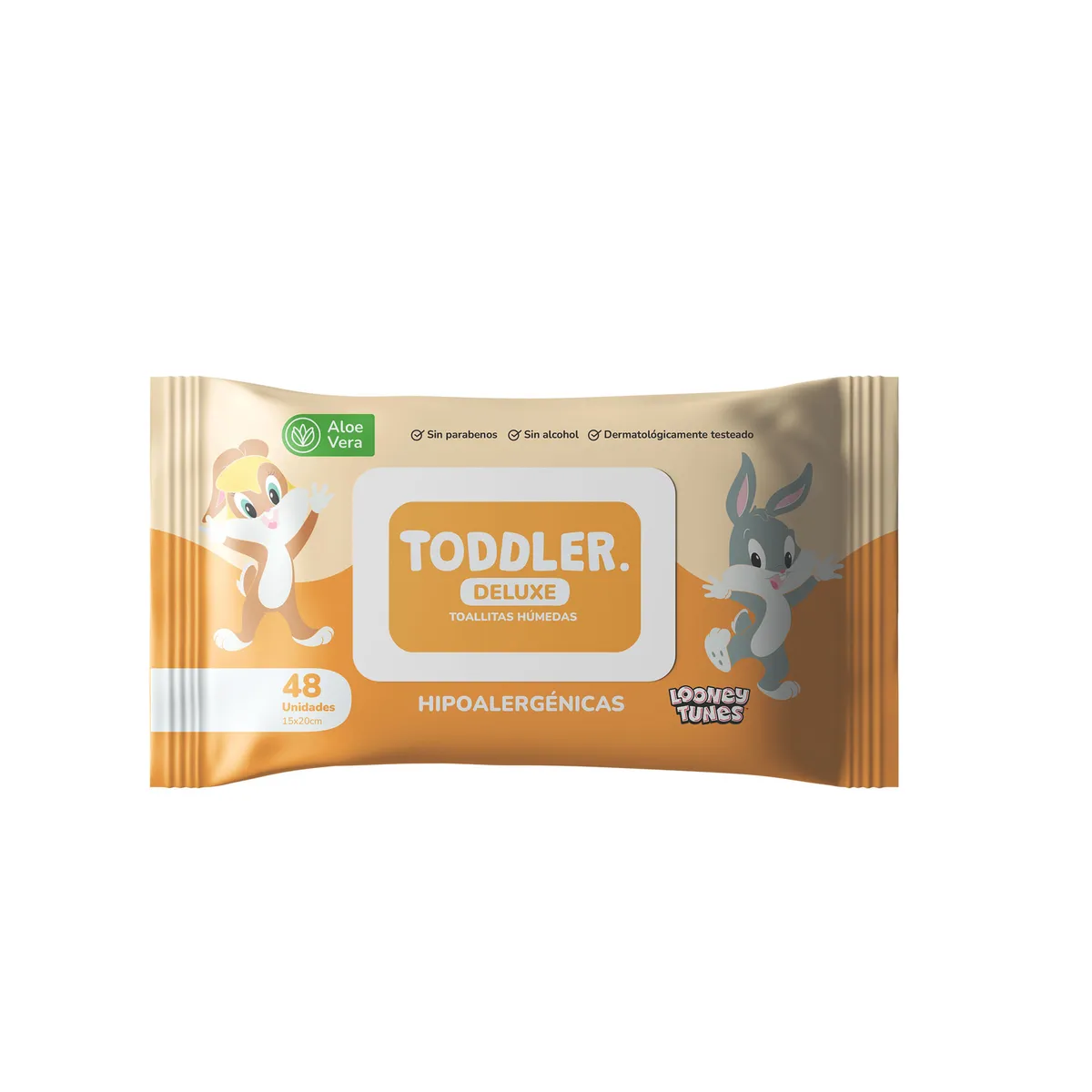 Toallitas húmedas con aloe vera Toddler x 48 uni