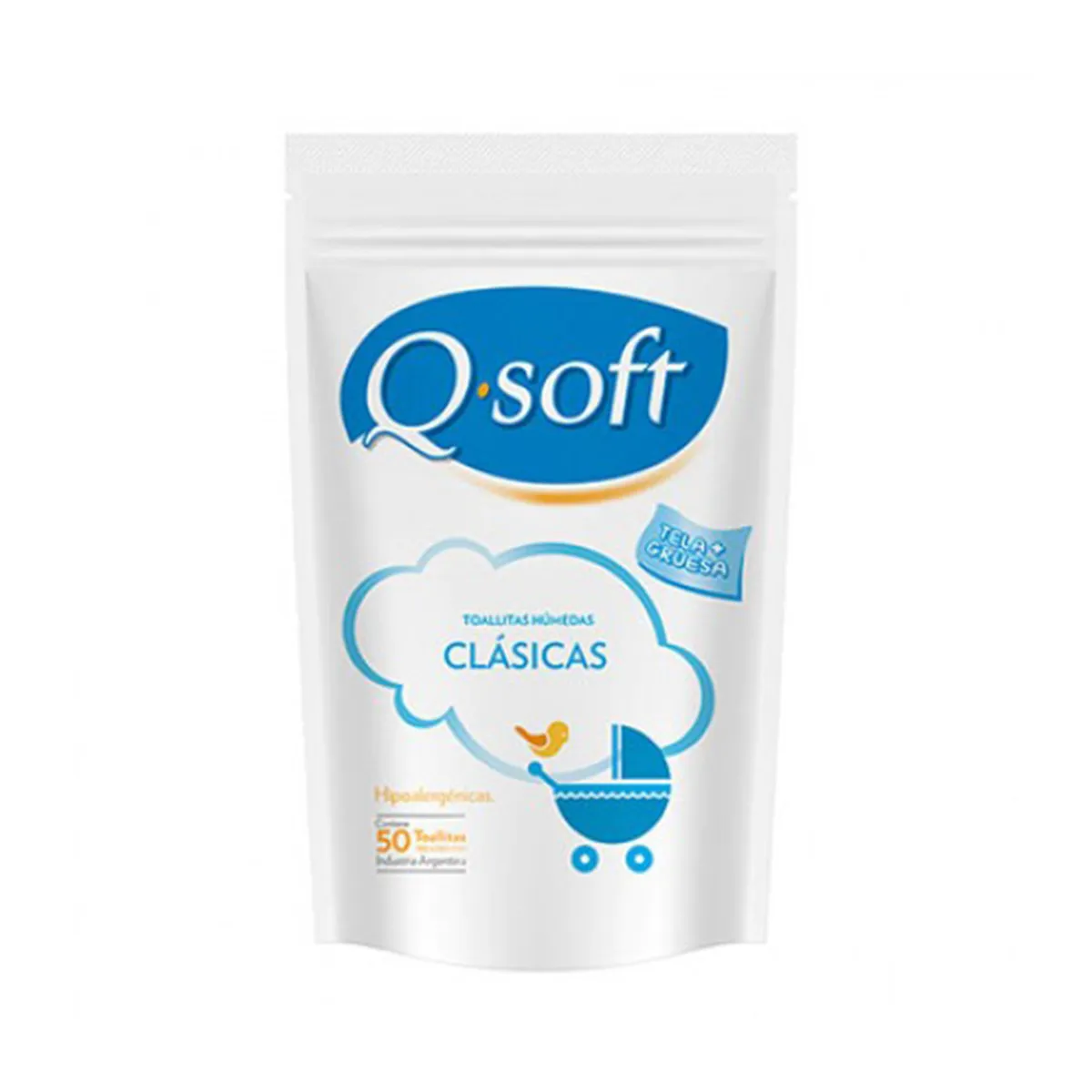 Toallitas humedas Q soft clásicas dp 50 uni