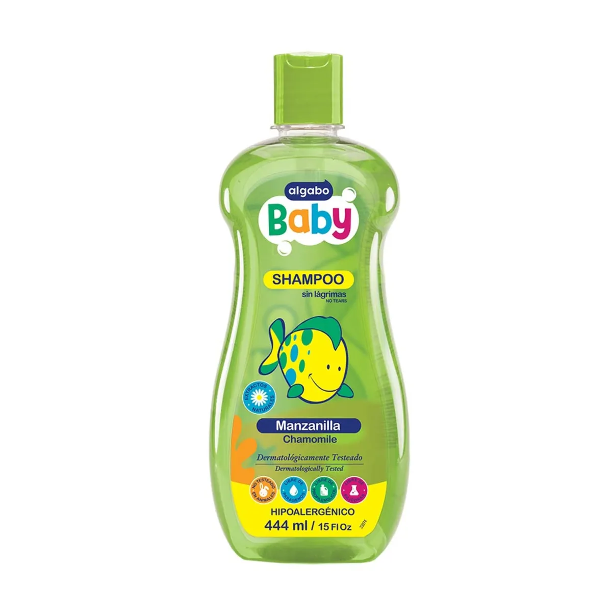 Shampoo Algabo Baby manzanilla 444 cc.