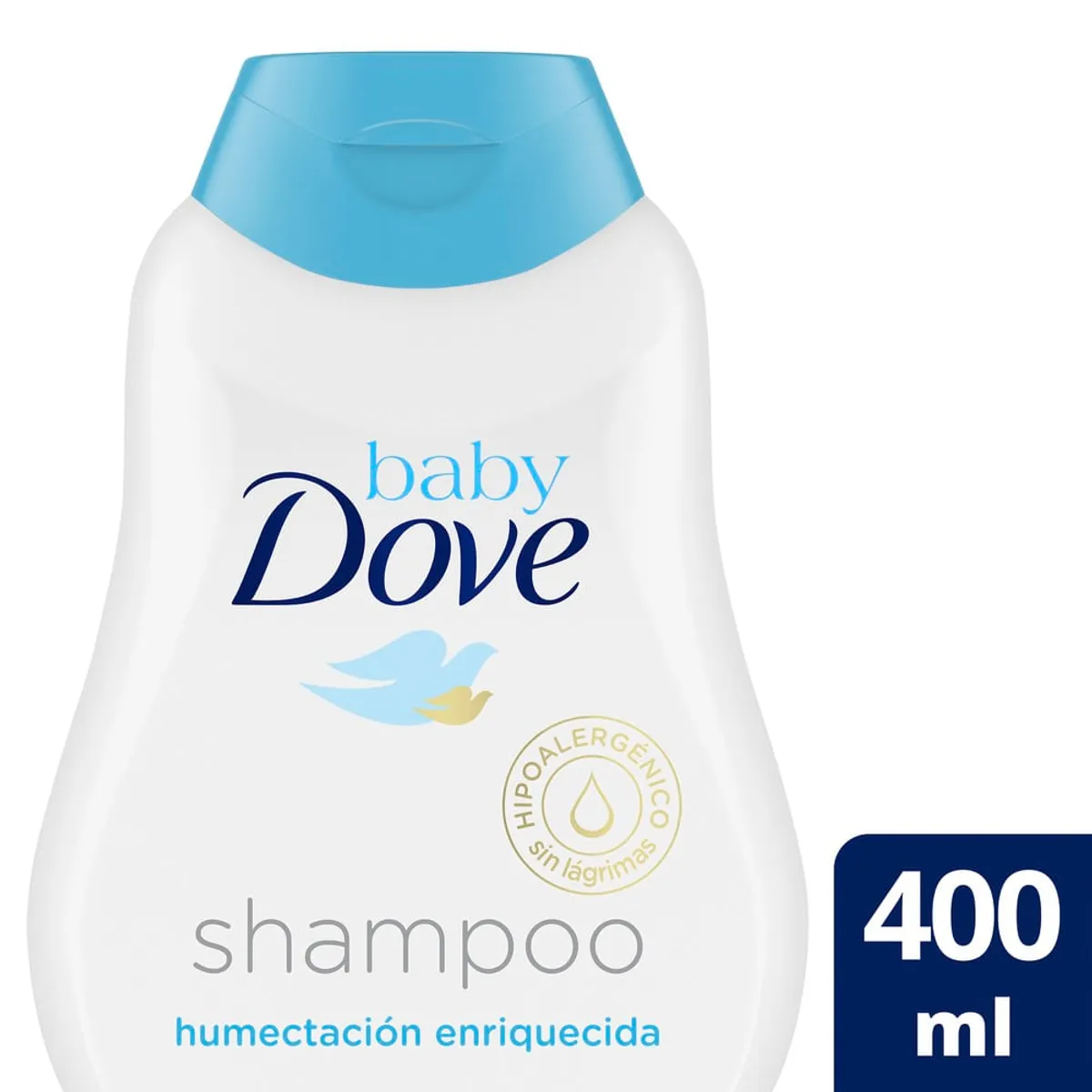 Shampoo Baby Dove humectación enriquecida 400 cc.