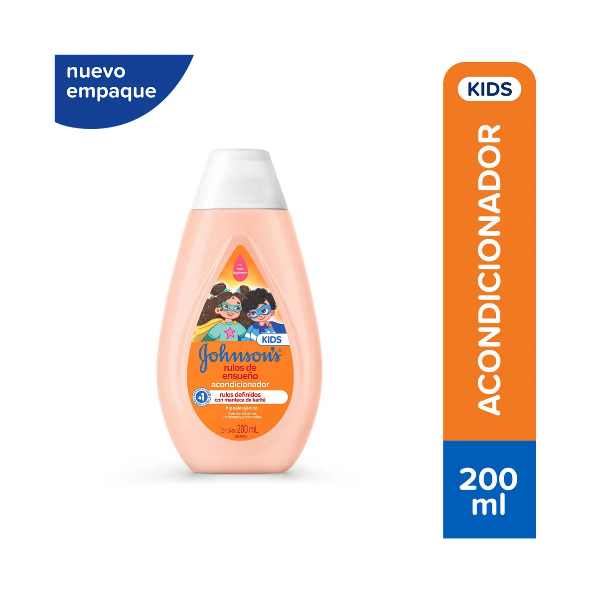 Acondicionador para niños Johnson's rulos de ensueño 200 ml
