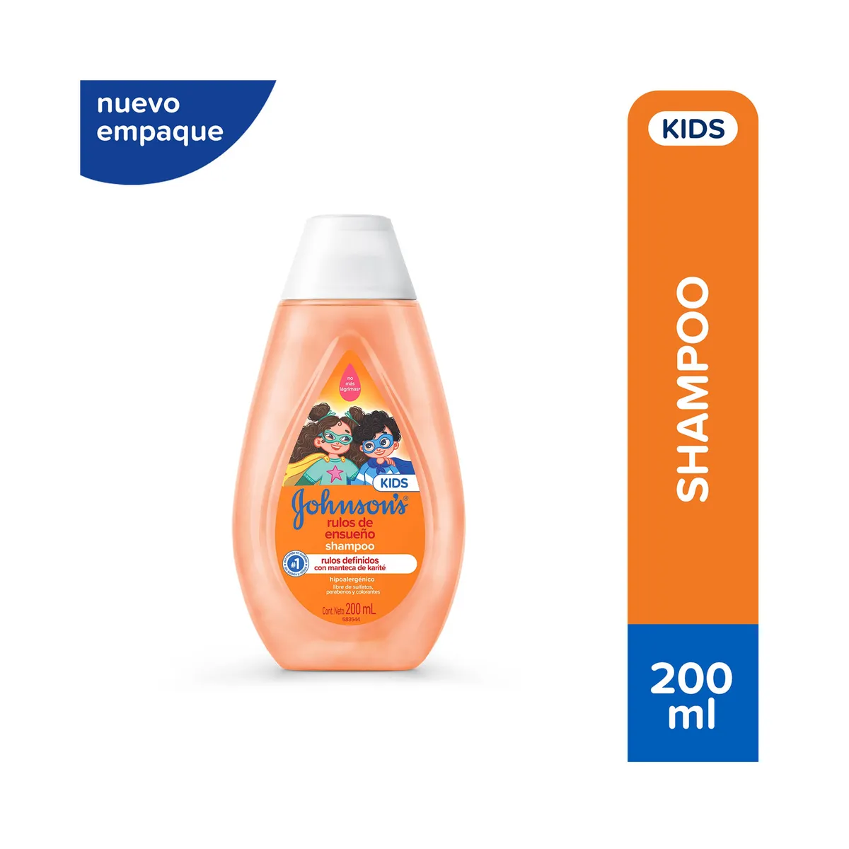 Shampoo para niños Johnson's rulos de ensueño 200 ml
