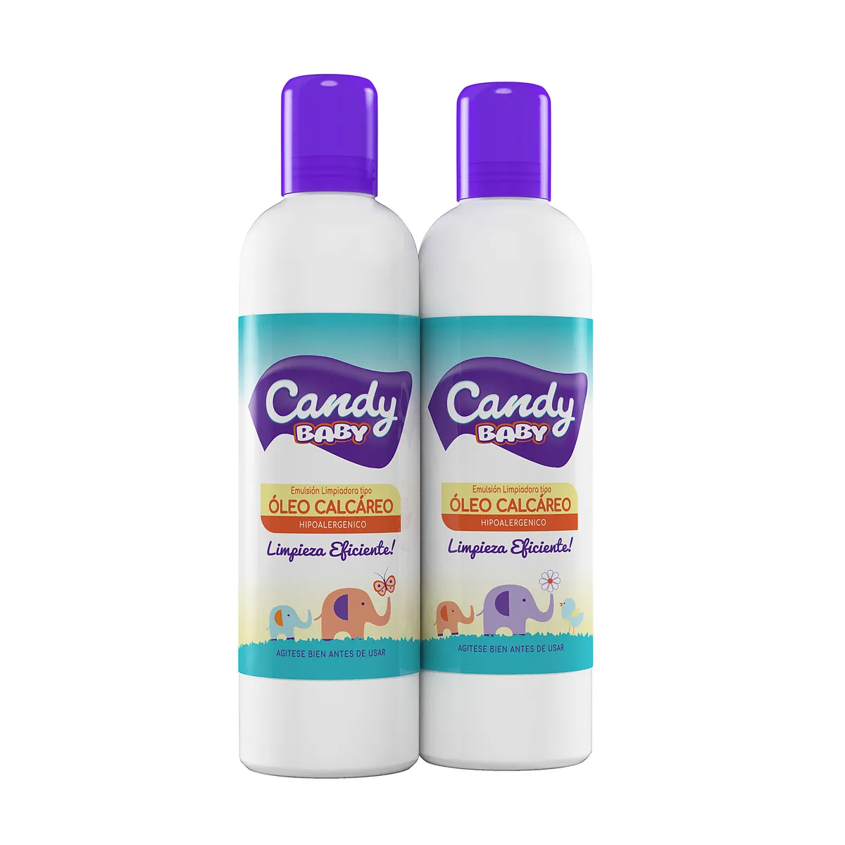 Óleo calcáreo Candy baby en frasco 1 lt.