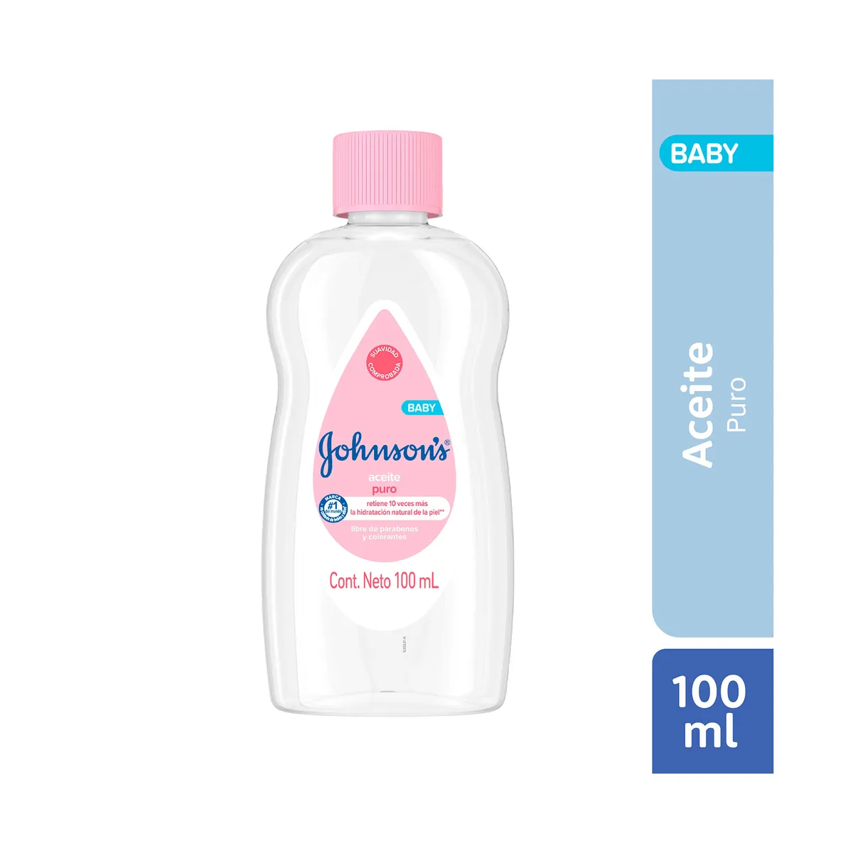 Aceite para bebé Johnsons baby puro 100 cc.