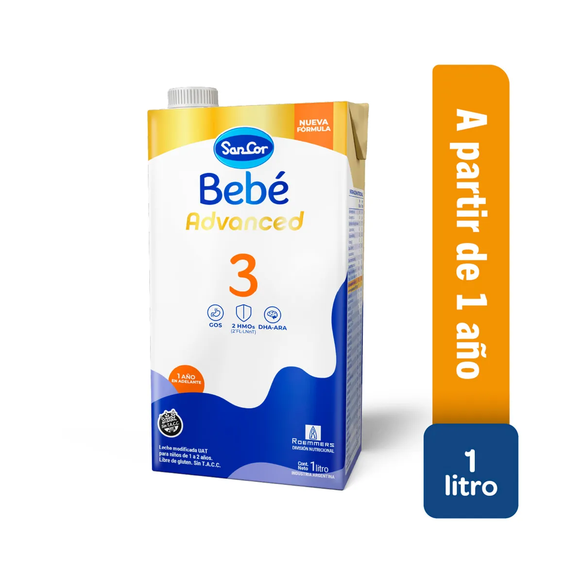 Sancor Bebé 3 ADV Brick 1 lt