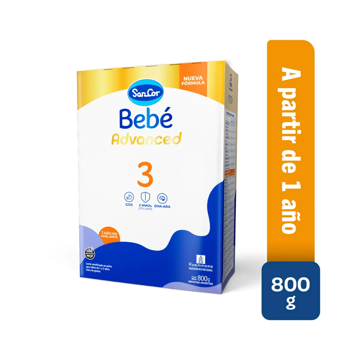 Sancor Bebé ADV 3 Estuche 800 grs