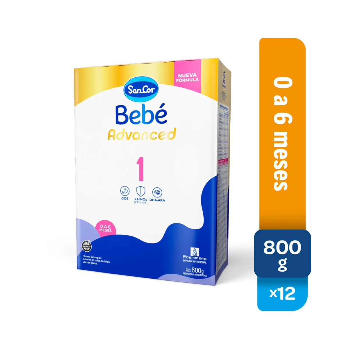 Sancor Bebe 1 ADV Estuche 800 grs