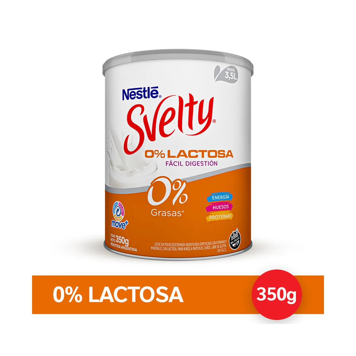 Svelty 0% lactosa 350 grs