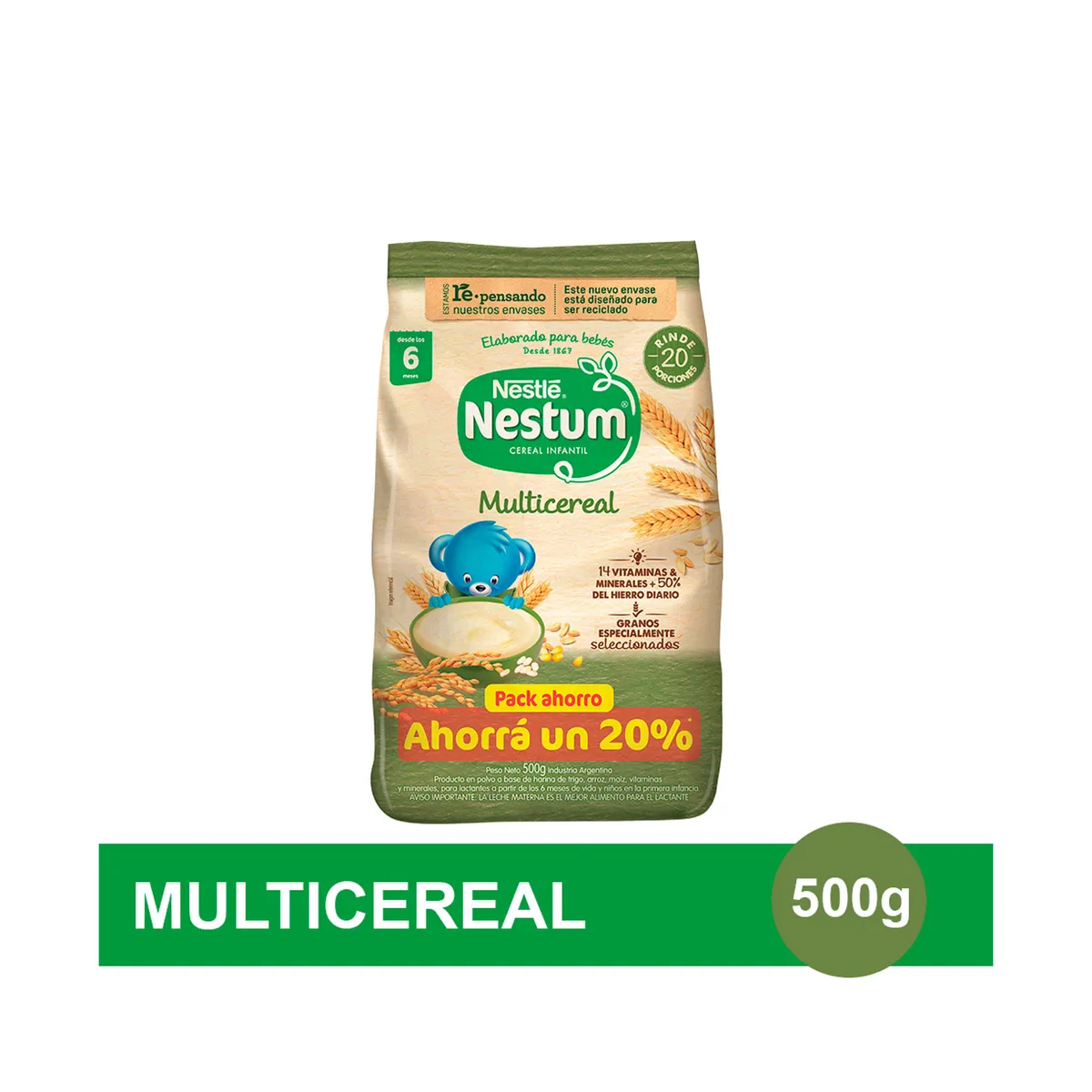 Nestum multicereal 500 grs