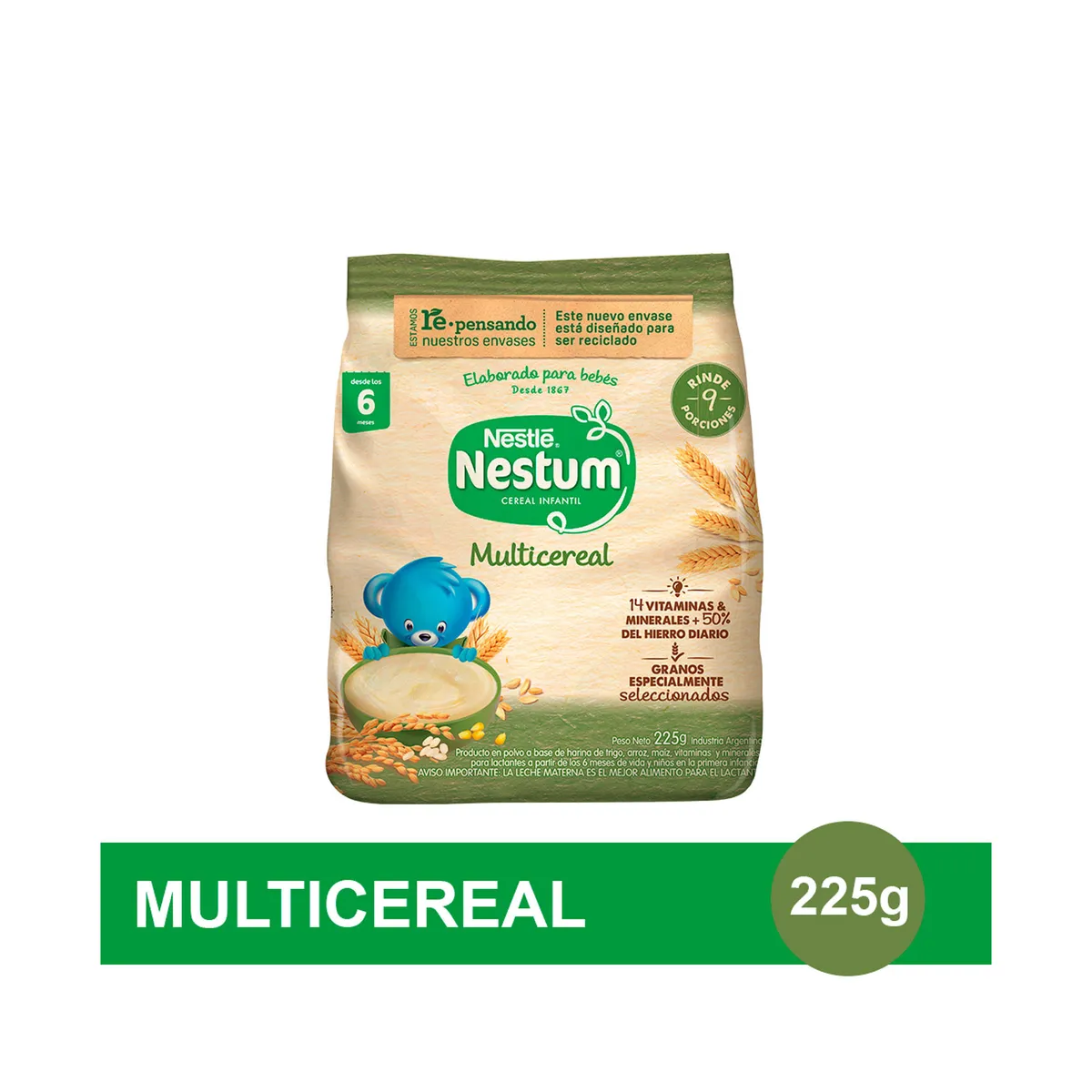 Nestum multicereal 225 grs