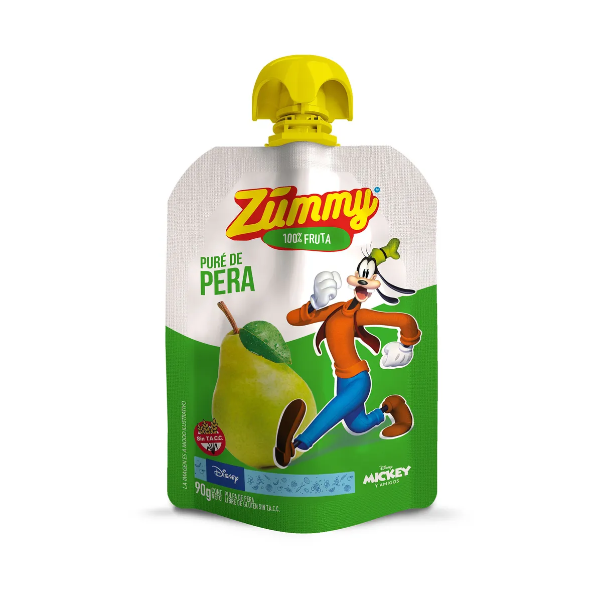 Puré de pera Zummy pouch 90 g.