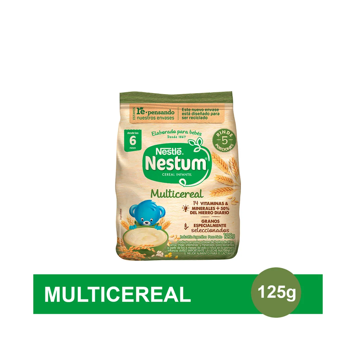 Nestum multicereal 125 grs