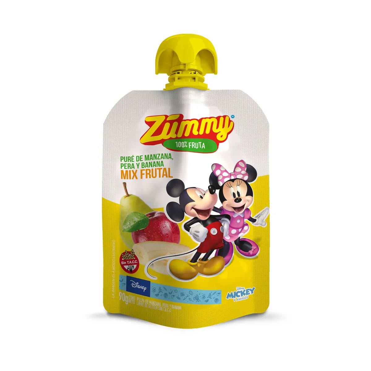 Puré mix frutal Zummy pouch 90 g.