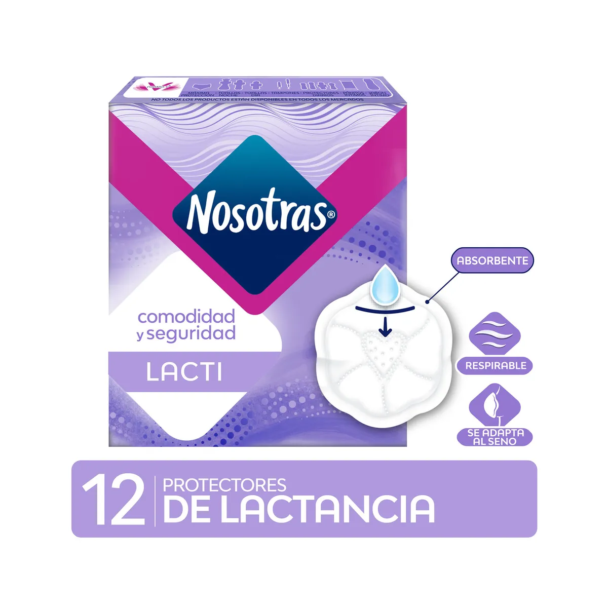 Protector de lactancia Nosotras 12 uni