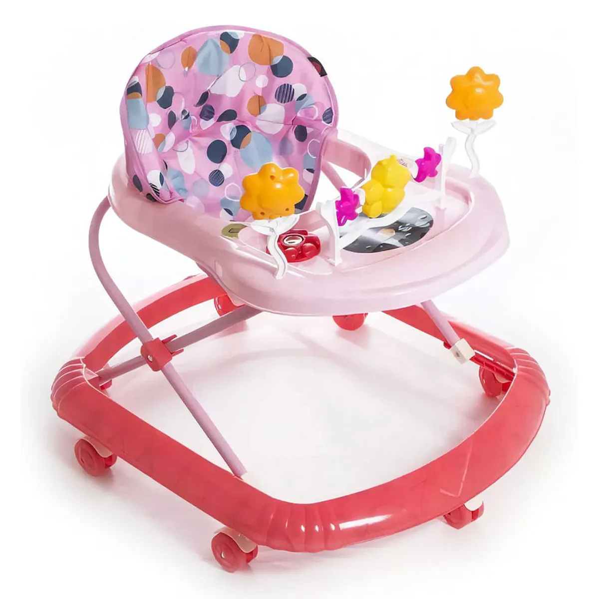 Andador músical con juegos 3004 Bebesit  Rosa