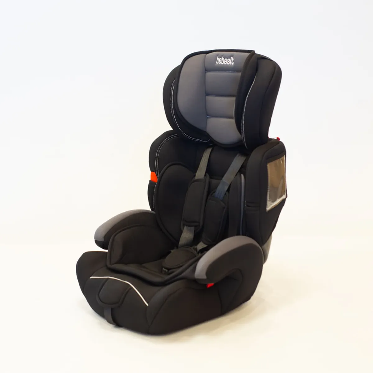Butaca Booster Bebesit 9024 Gris Isofix Grupo 1-2-3