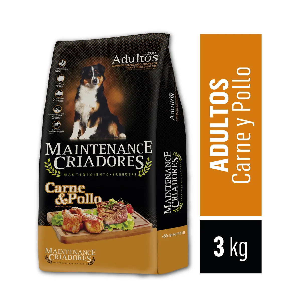 Alimento seco para perro maintenance Criadores adulto 3 kg
