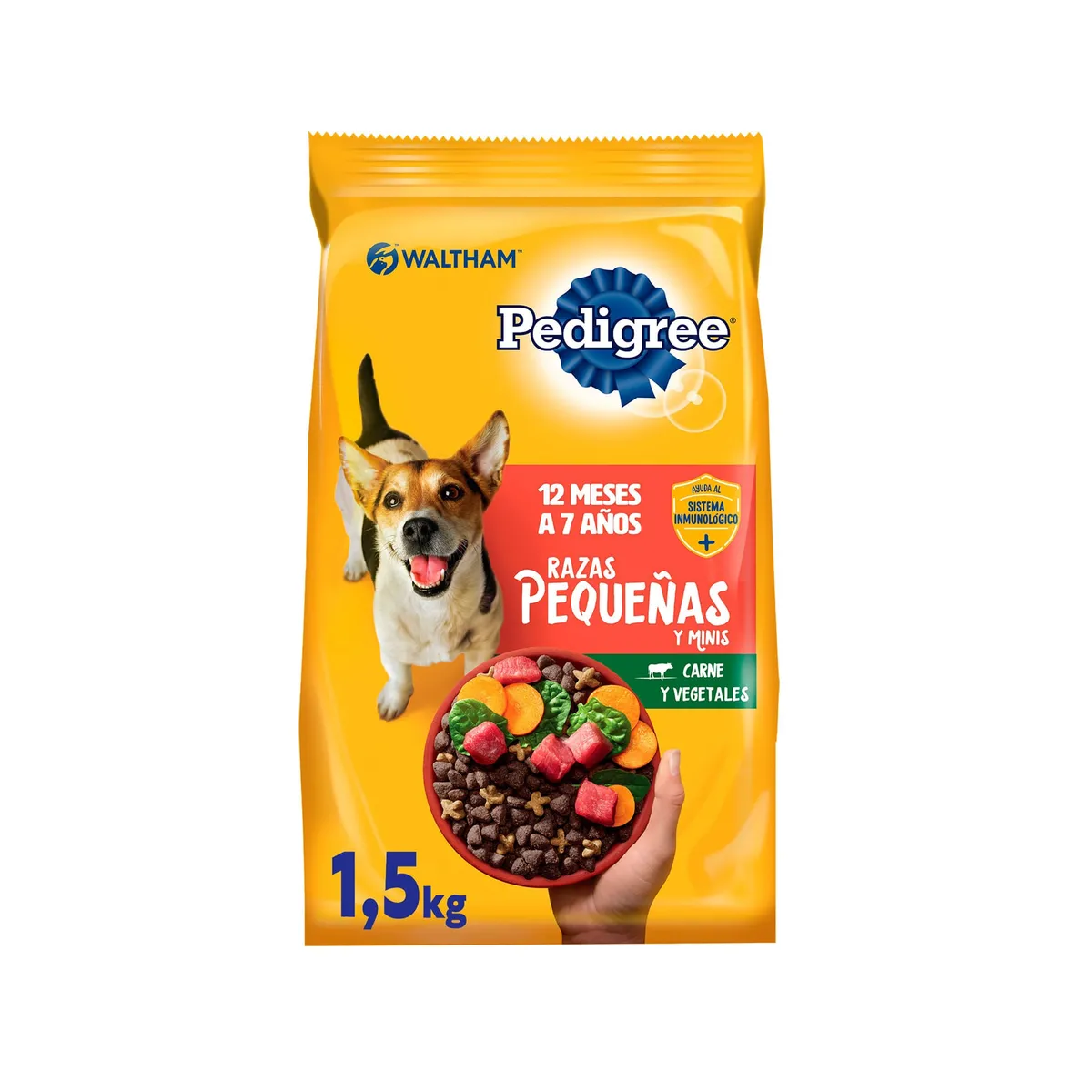 Alimento seco para perro Pedigree 1.5 kg. adultos pequeños