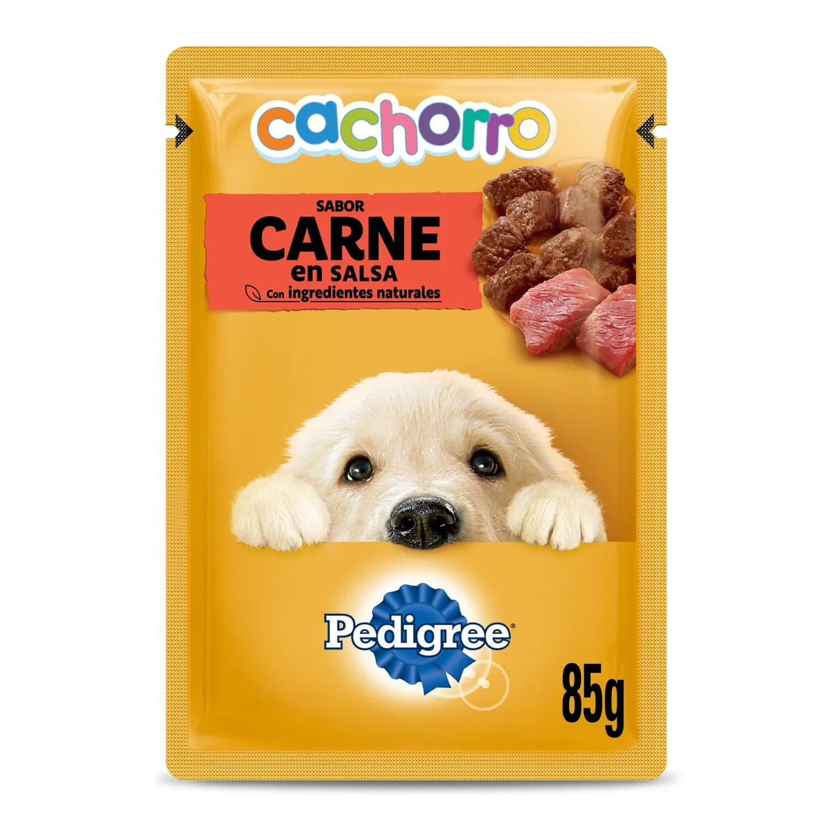 Alimento húmedo para perro Pedigree 85 g. cachorros carne