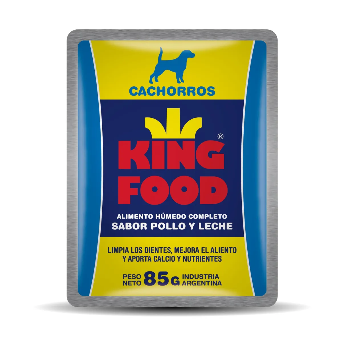 Alimento húmedo para perro Kingfood 85 g. cachorros pollo