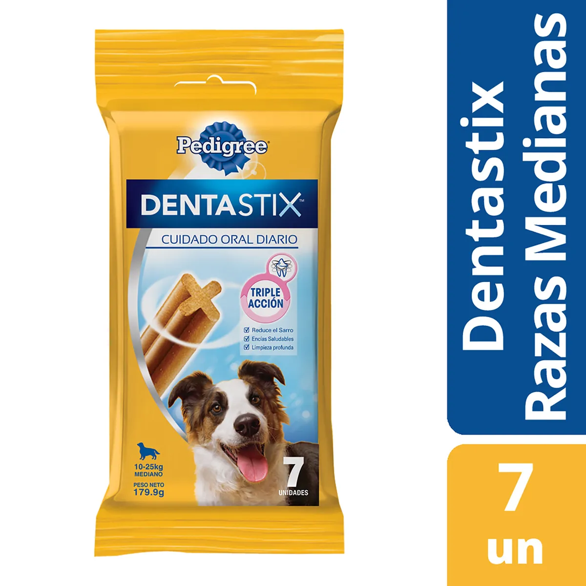 Snack para perros Pedigree Dentastix 7 u. razas medianas