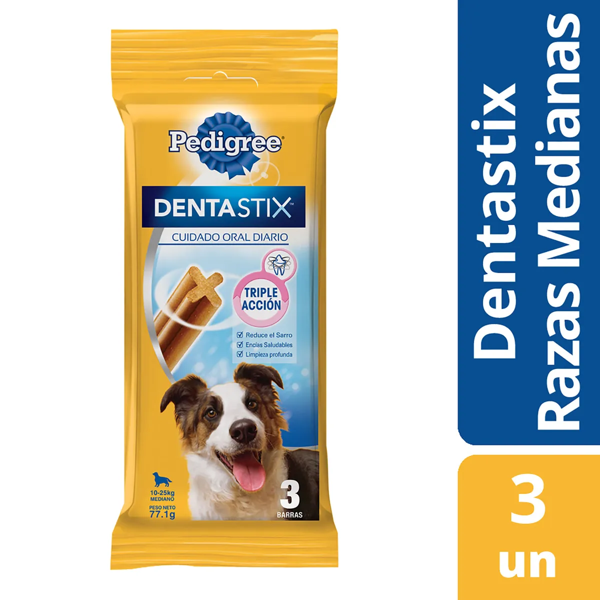 Snack para perros Pedigree Dentastix 3 u. razas medianas