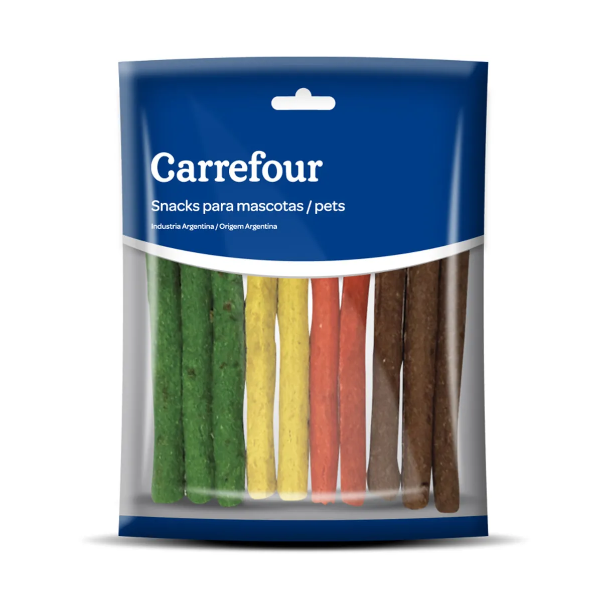 Palitos fortificados para perros Carrefour 10 u. mix medianos