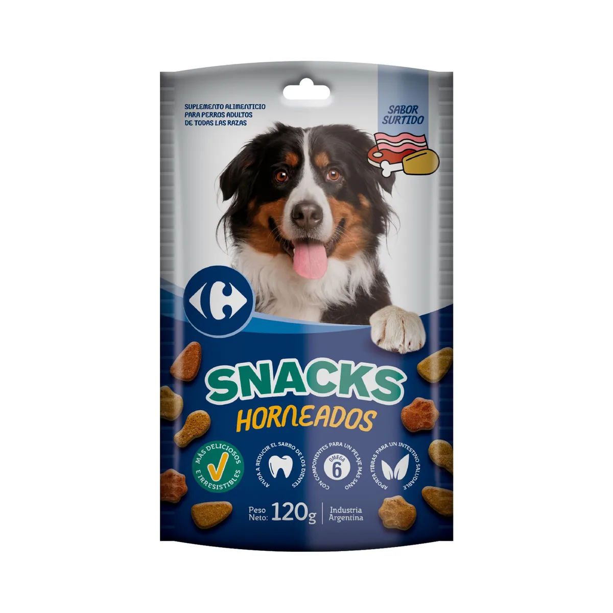 Snack para perro Carrefour 120 grs