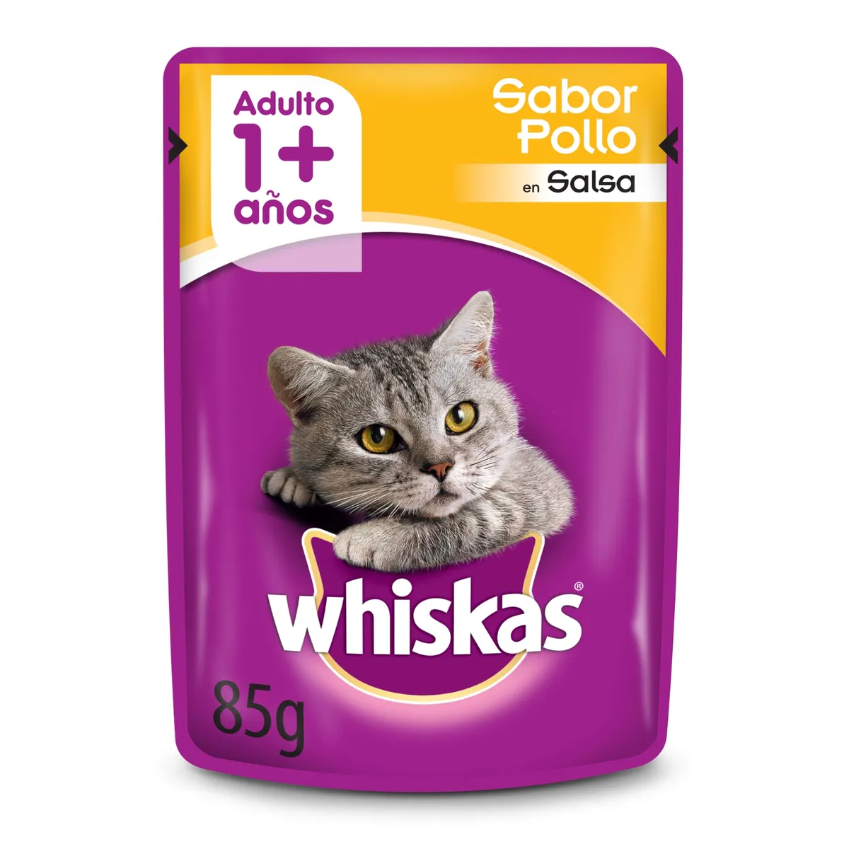 Alimento húmedo para gato Whiskas 85 g. pollo