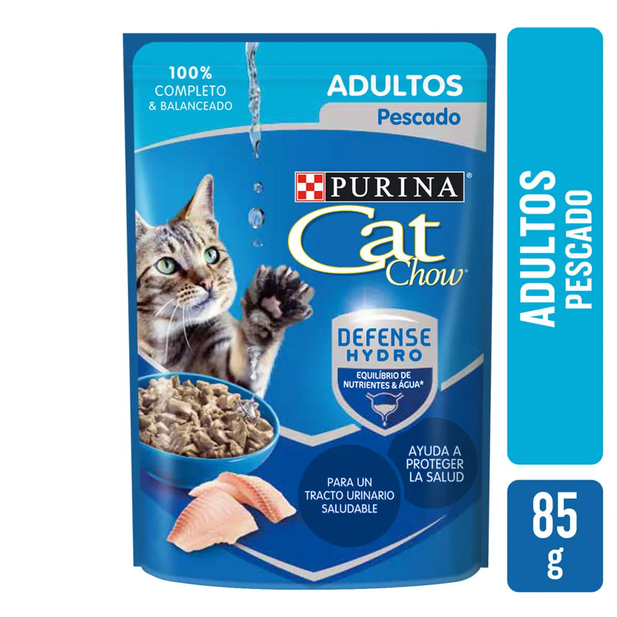 Alimento húmedo para gato Cat Chow 85 g. pescado