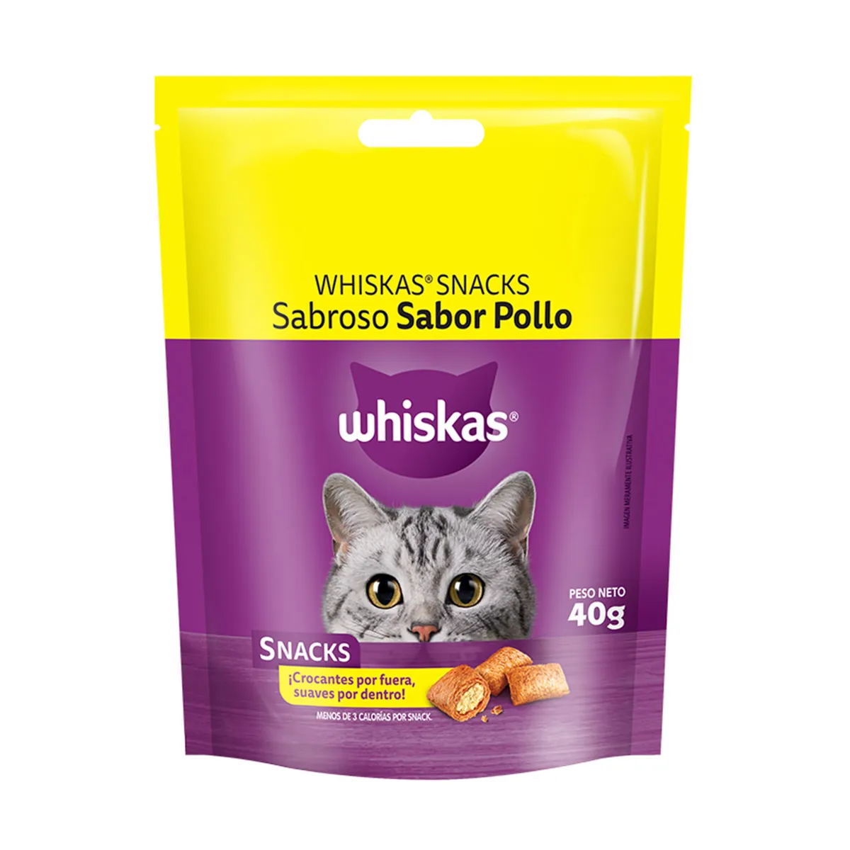 Snack para gato Whiskas pollo 40 grs
