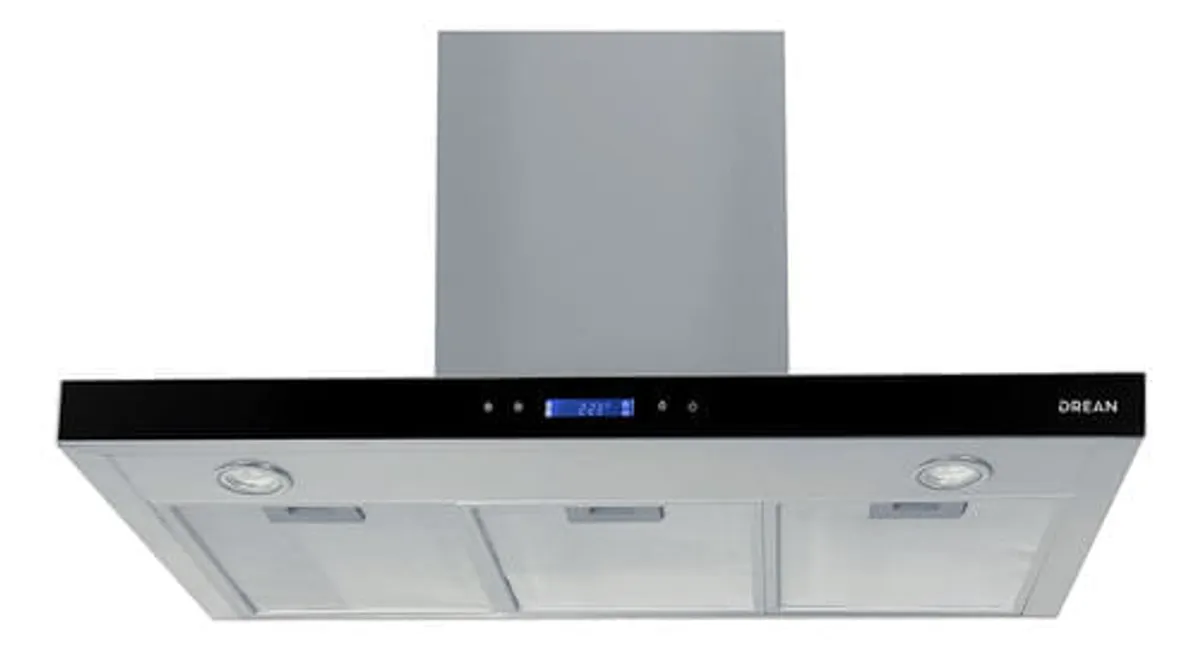 Campana 90 Cm Acero Inoxidable Drean Crdr90ia Color Gris