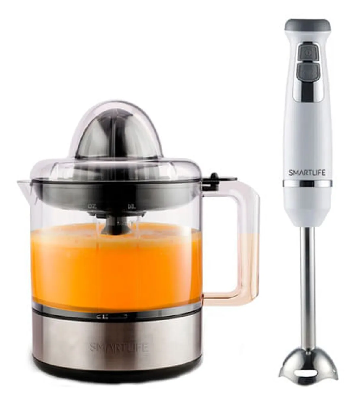 Combo Exprimidor Smartlife Jc3400 + Minipimer Sm6038w