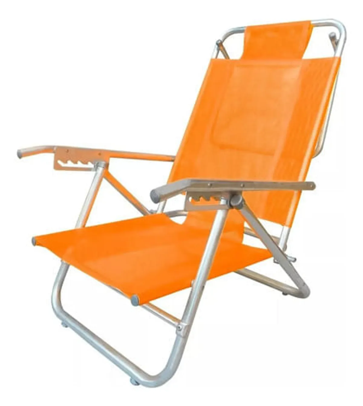 Reposera Avelino 1013 5 Posiciones Coversol Naranja