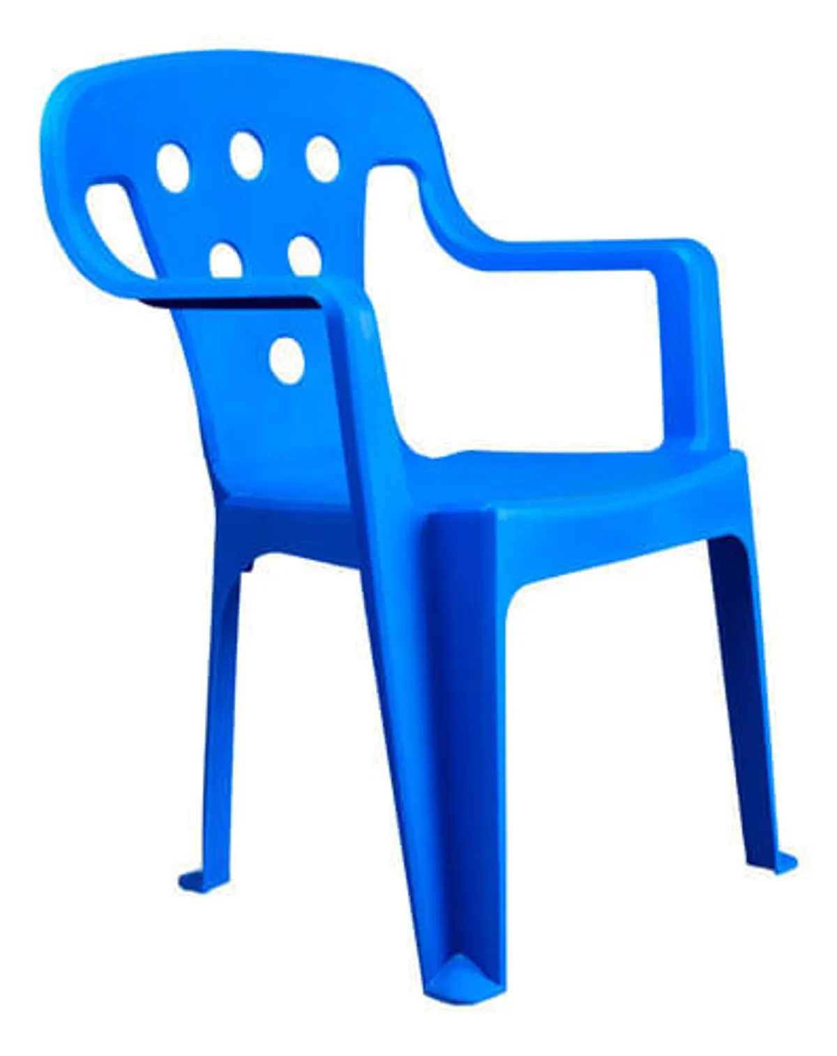 Silla De Plastico Niños Lisa Mor 15151554 Color Azul