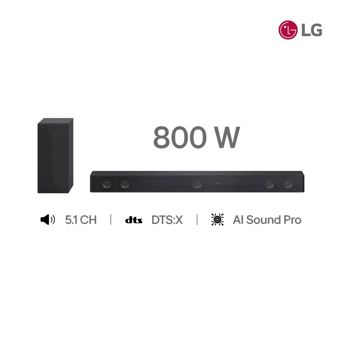 Barra de Sonido LG SH7Q │ 800 W │ 5.1 CH │ DTS:X