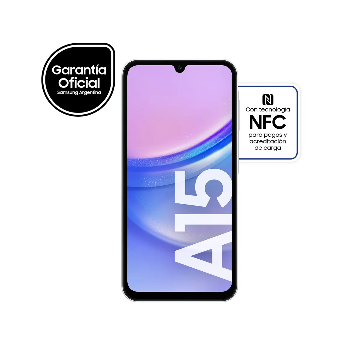 Celular libre Samsung Galaxy a15 4gb 128gb light.
