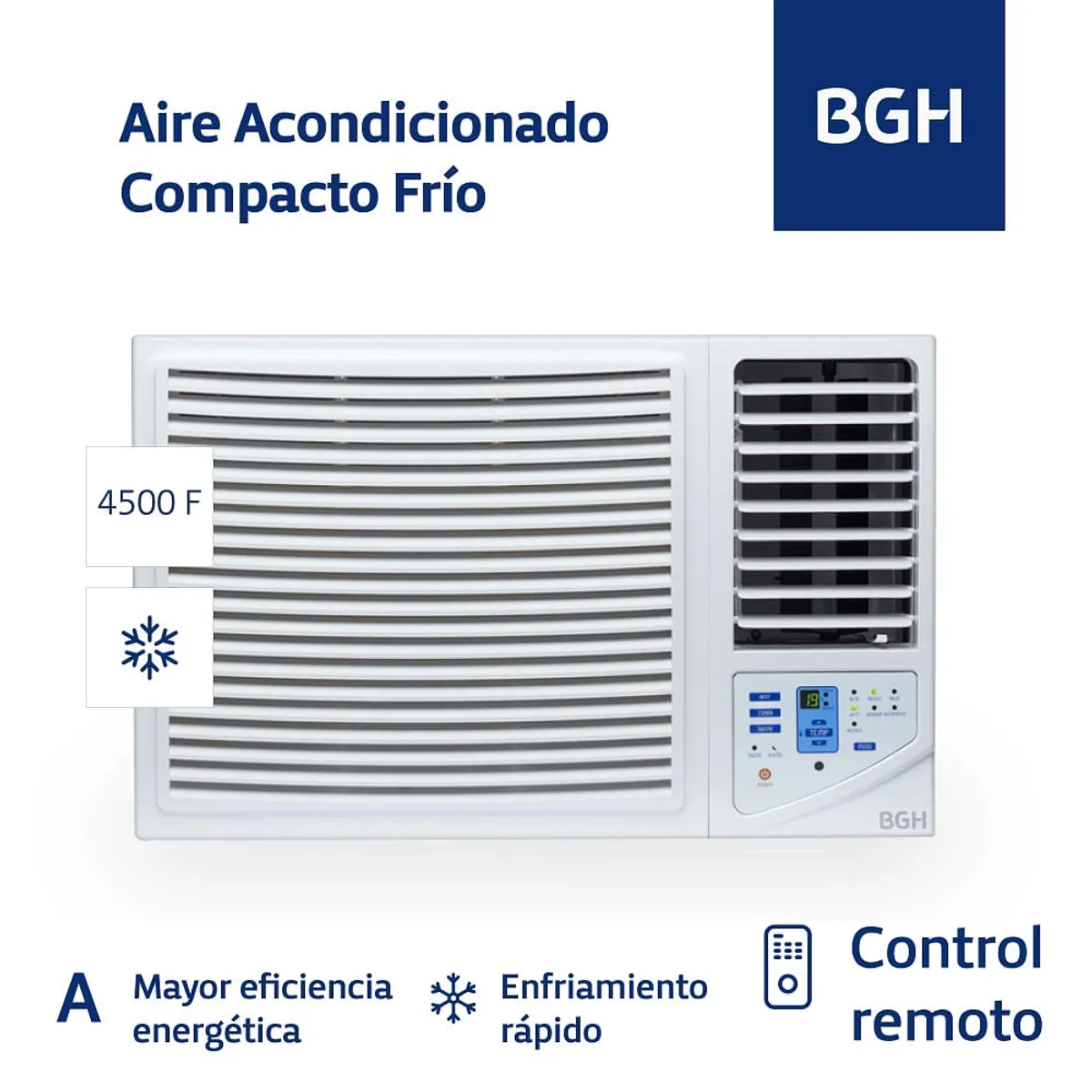 Aire Acondicionado Ventana Frío BGH Clase A 5200w Bc52wfq