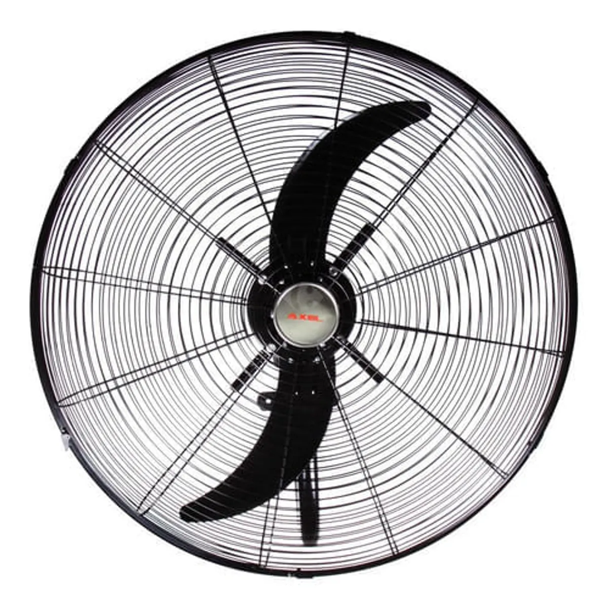 Ventilador De Pared Axel Axpar26 Negro Con 2 Palas De Metal
